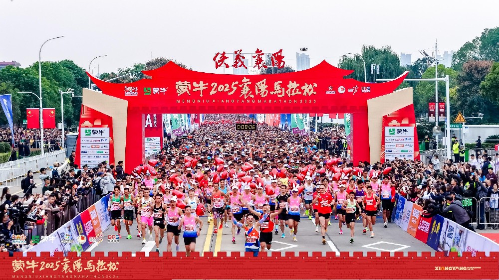 石花雙雄醉征戰(zhàn)襄陽馬拉松，以奔跑詮釋健康使命